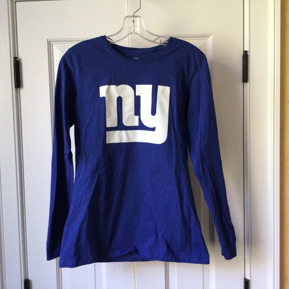 New York Giants Giacomi Women's Long Sleeve T-Shirt Sz L